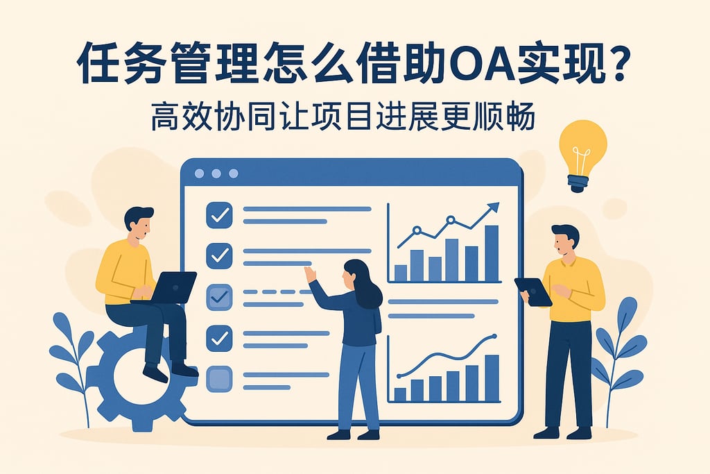 任务管理怎么借助OA实现？高效协同让项目进展更顺畅"